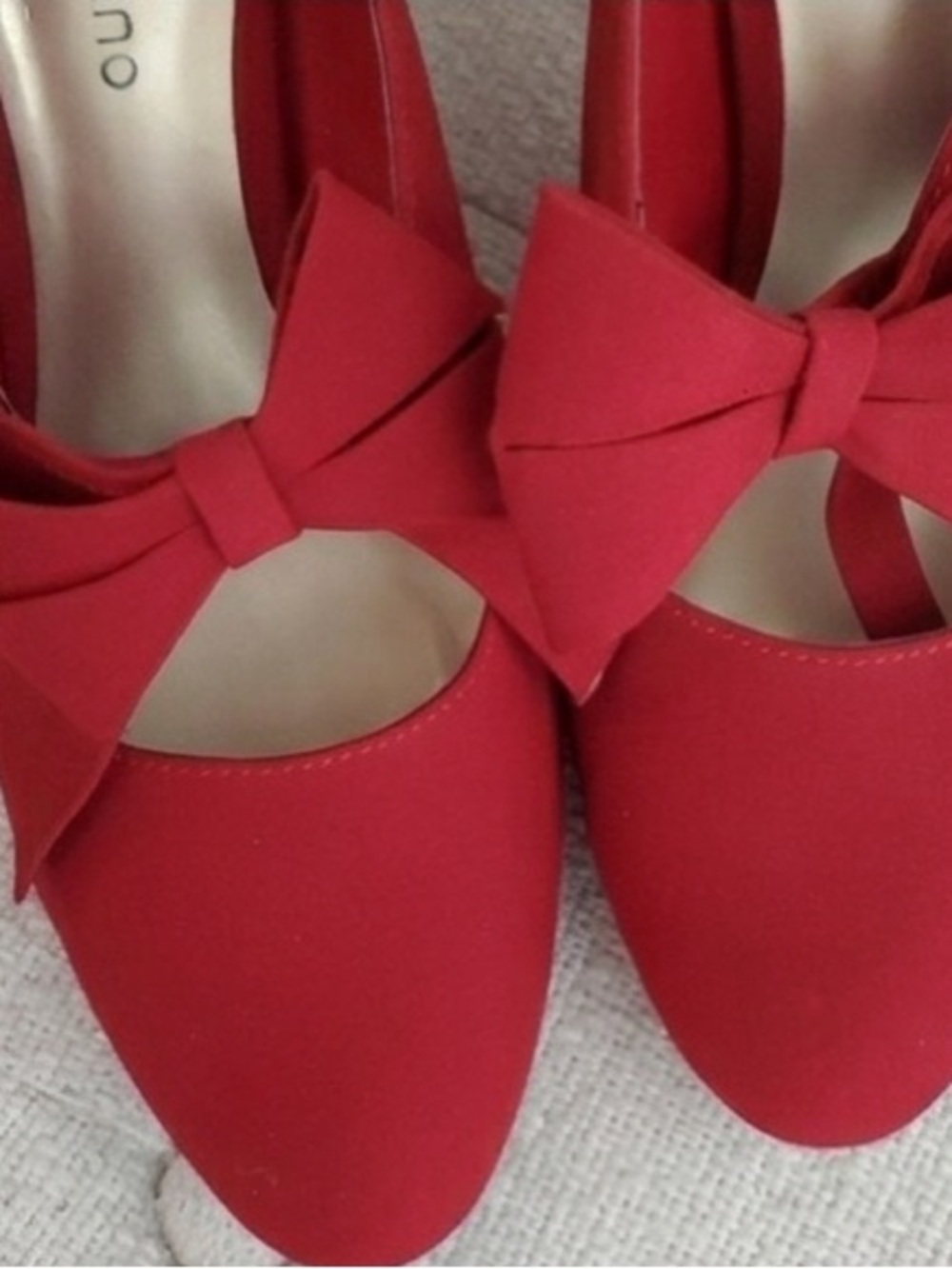 Ann Marino Red Heels Size 8.5